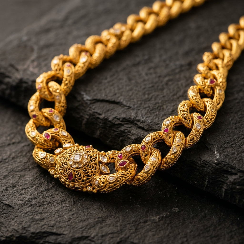Pure 22K Gold Handcrafted Links